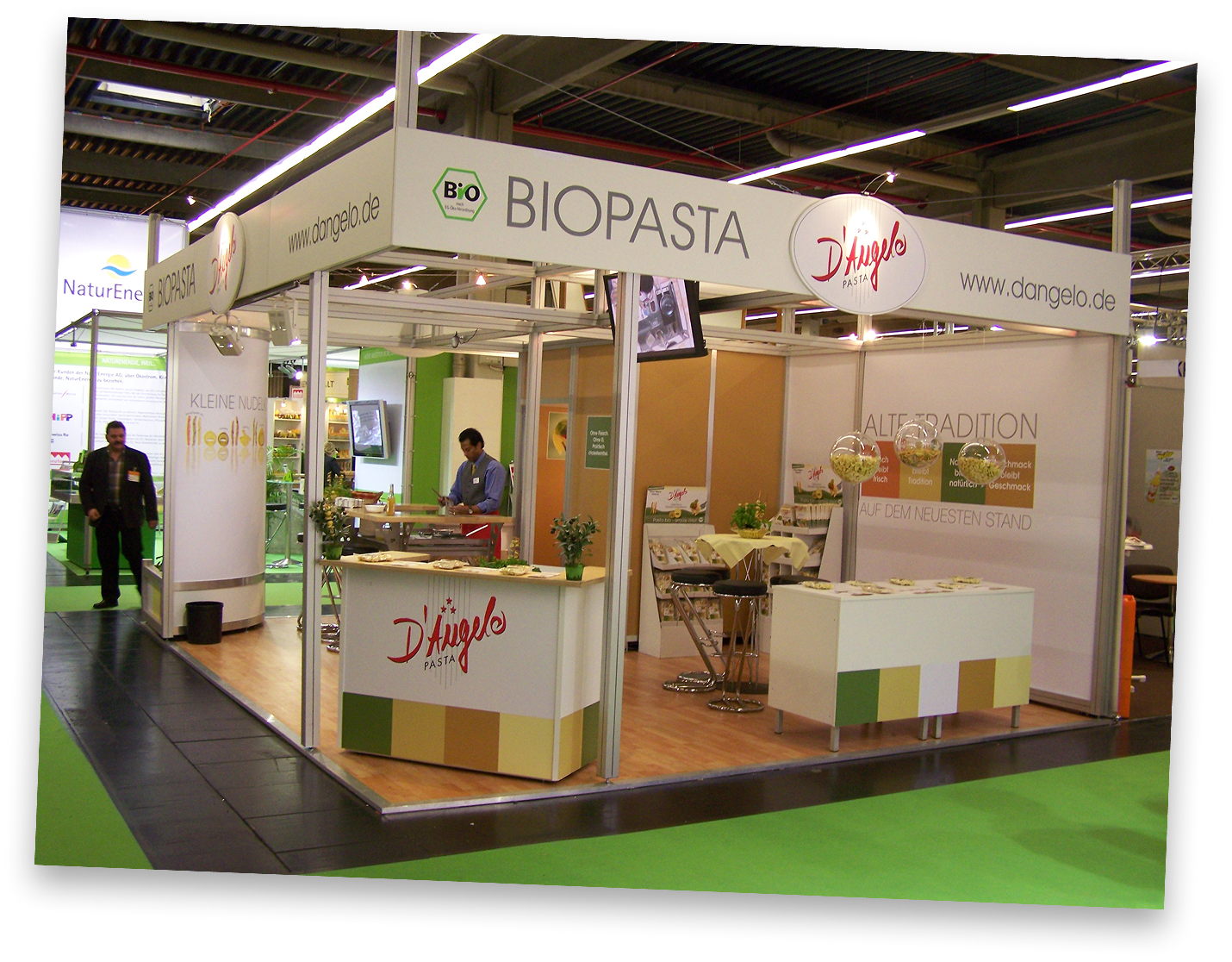 D-Angelo Messestand Biopasta