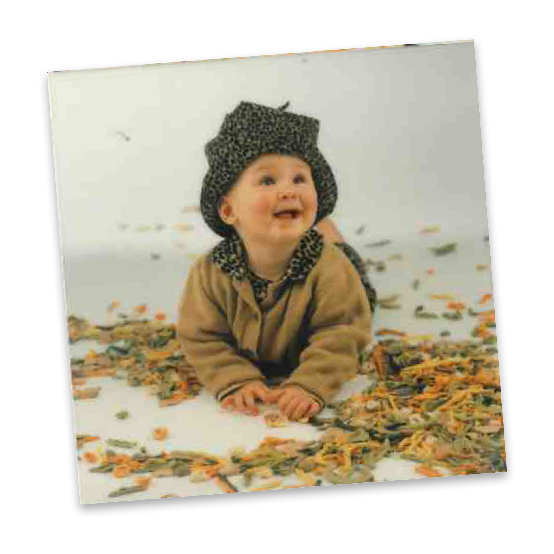 Chiara D'Angelo als Baby im Pastaregen